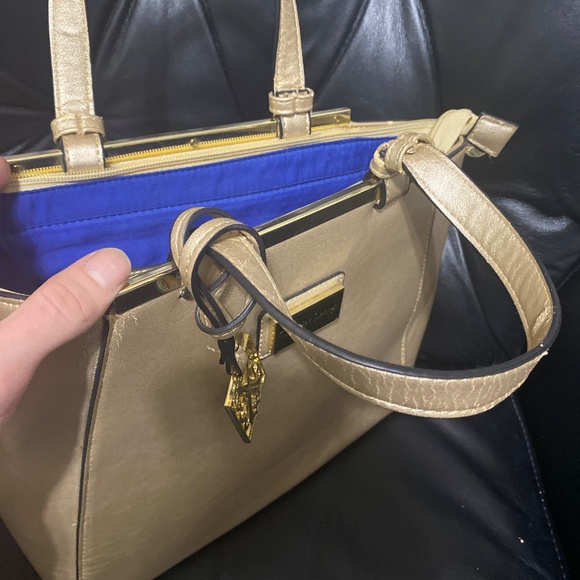 Christian Lacroix Gold And Black Bag shoulder Purse Tote Bag - Picture 5 of 17